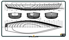 Preliminary lines plan design concept
